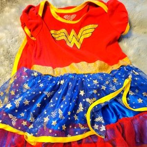 Excellent used condition wonder woman kids outfit